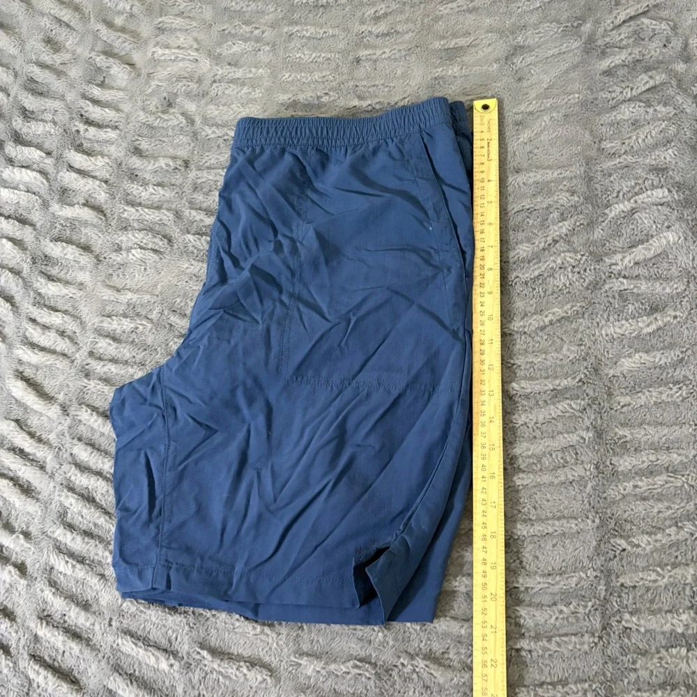 The North Face Mens XL Blue Nylon Ripstop Hiking Shorts Elastic Waist AR181
